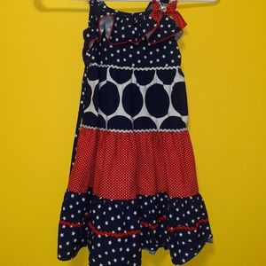Forth of July Dress Size 5t
